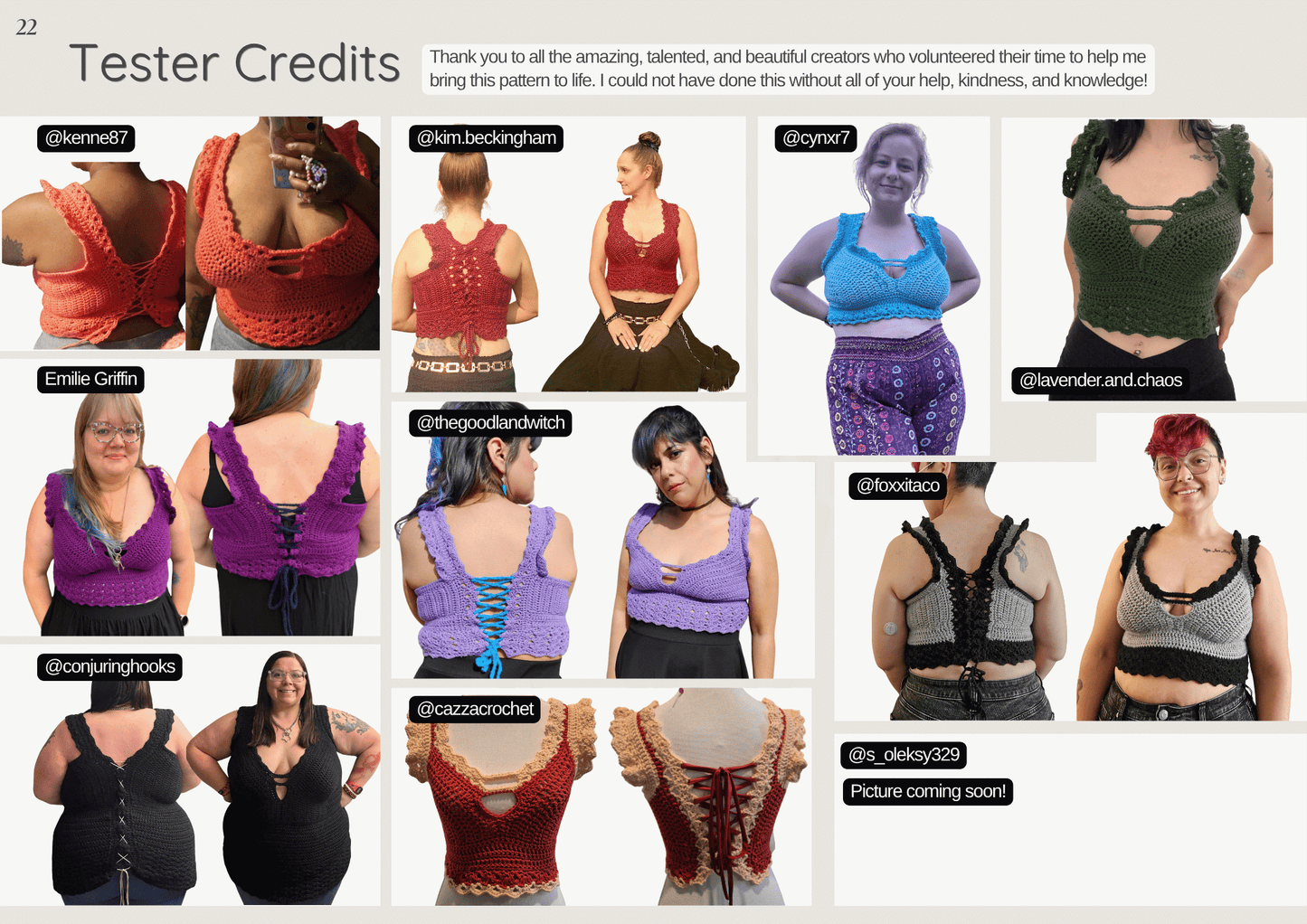 The Venus Crochet Top - Pattern Only
