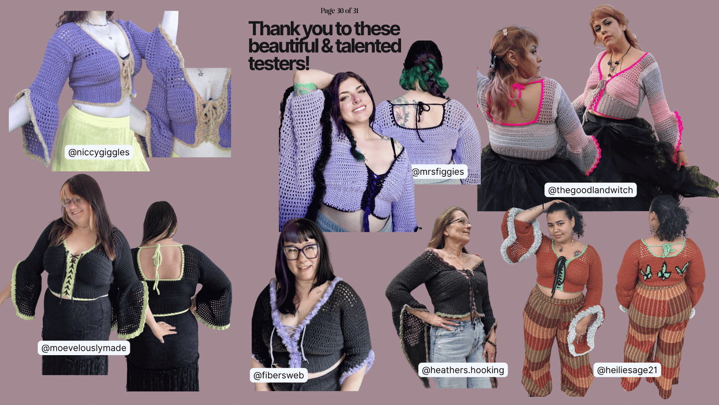 Badlands Top - PDF Pattern Only