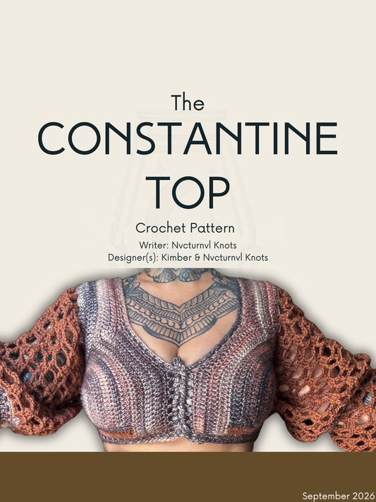 The Constantine Top Crochet Pattern Only