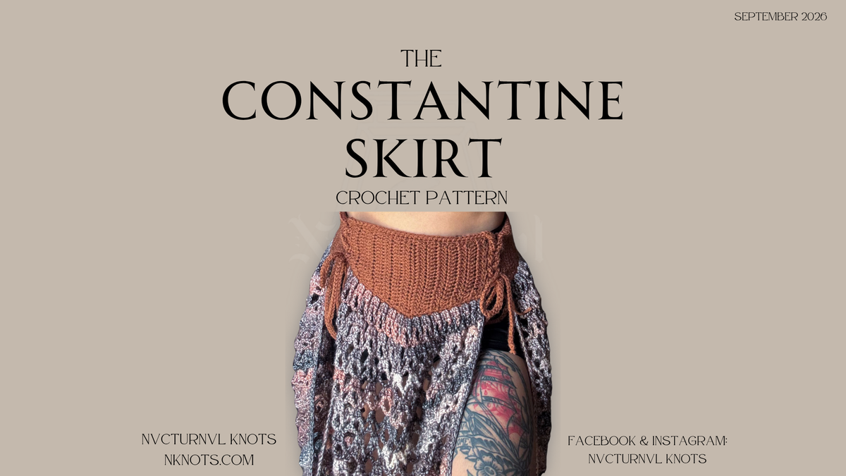 The Constantine Skirt Crochet Pattern Only
