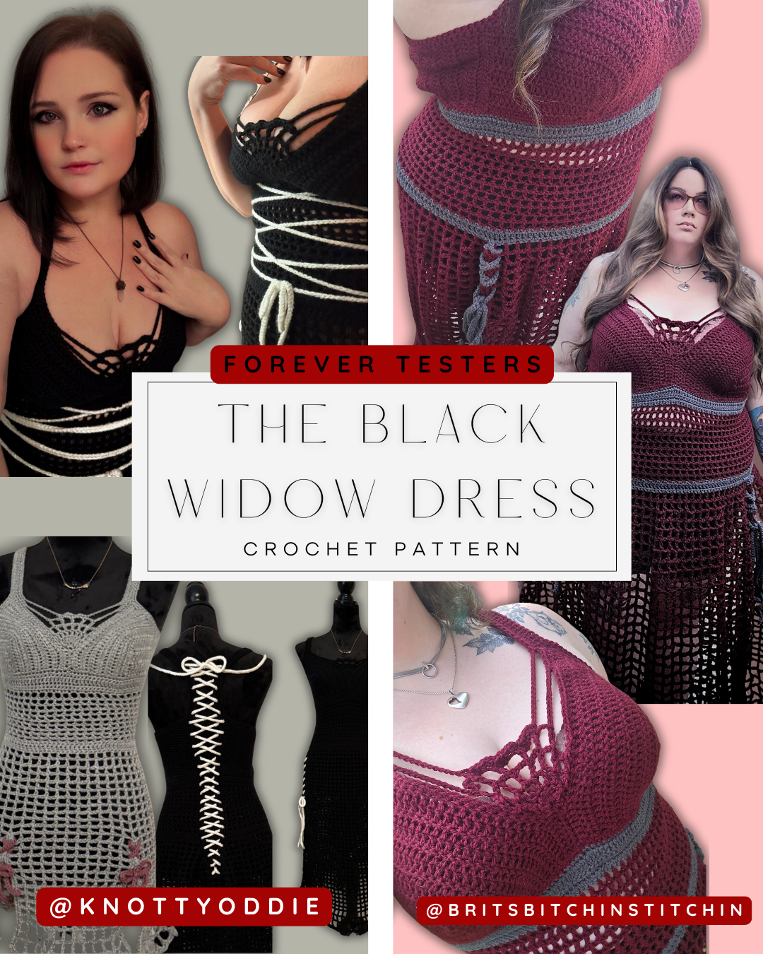 The Black Widow Dress Crochet Pattern