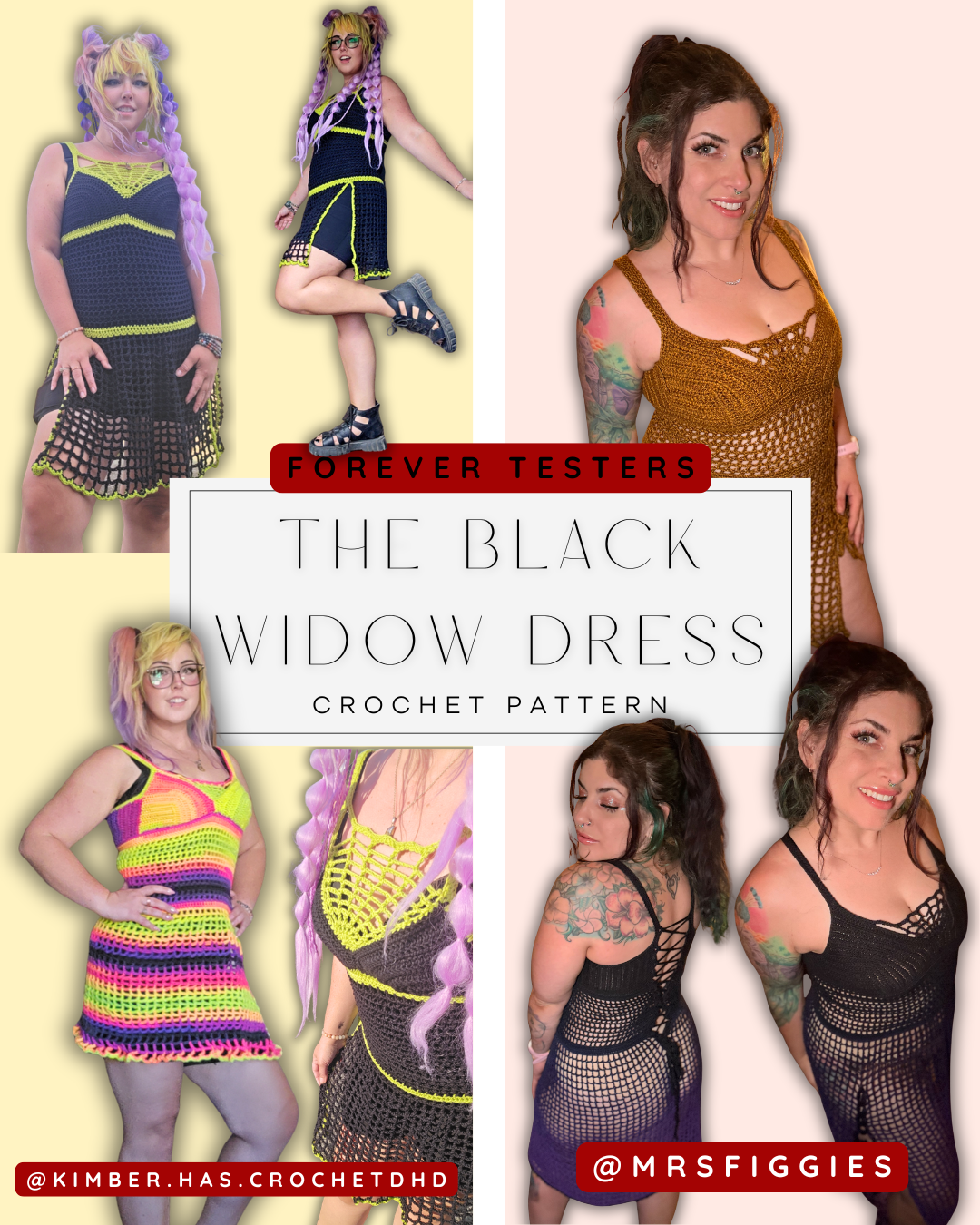 The Black Widow Dress Crochet Pattern