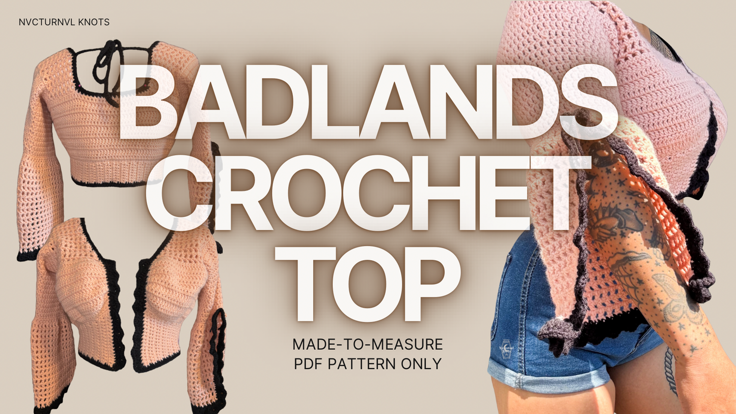 Badlands Top - PDF Pattern Only