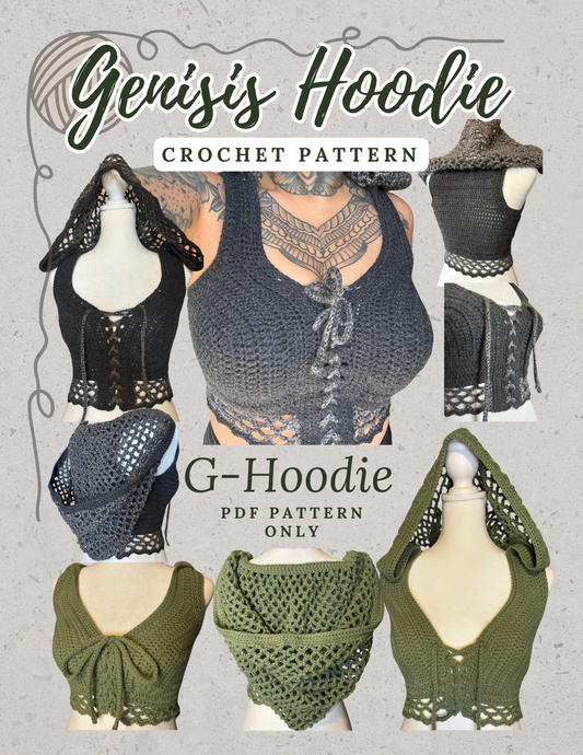 Genisis Hoodie - Crochet Pattern Only