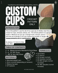Custom Crochet Cups - PDF Pattern Only