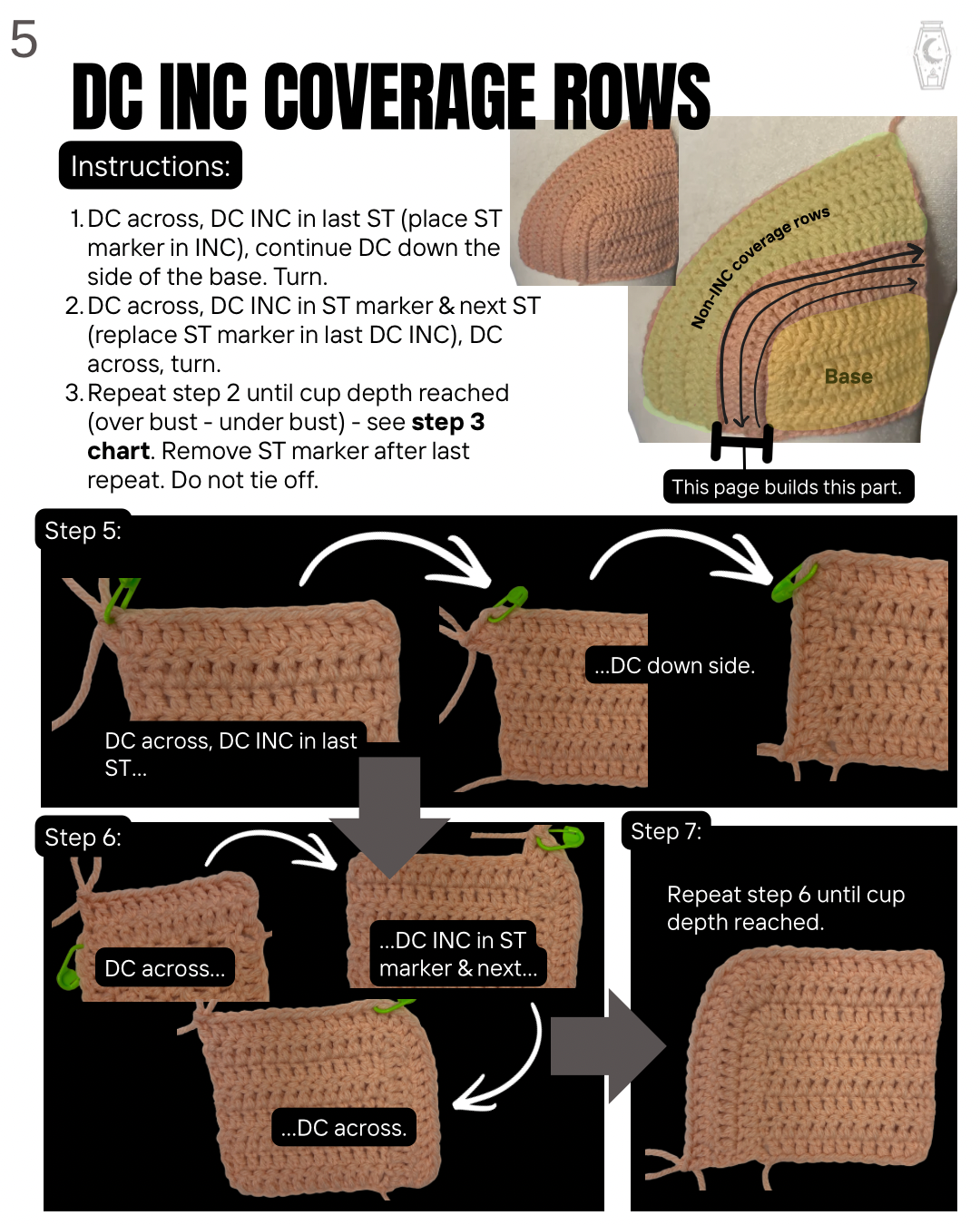 Custom Crochet Cups - PDF Pattern Only