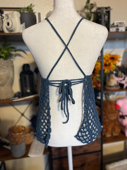 Front Tie Amesty Top - PDF Crochet Pattern